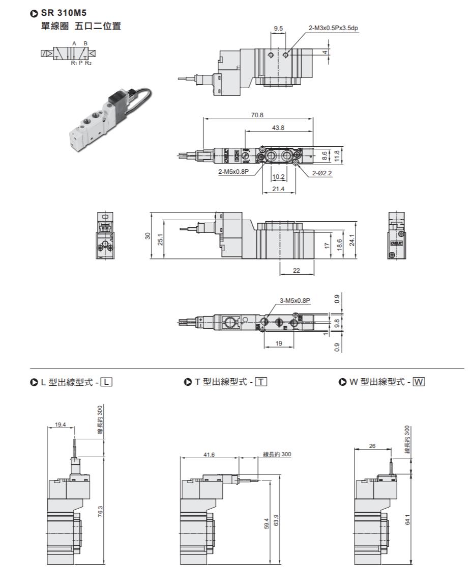 气立可电磁阀SR系列